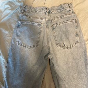 Light wash ripped jeans